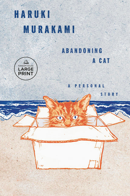 Paperback of "Abandoning a Cat: A Personal Story" by Random House Large Print Publishing, showing the book cover with title and author.