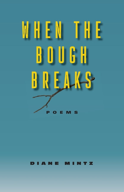 Paperback of "When the Bough Breaks" poetry collection by Diane Mintz, featuring a poetic cover design and author name.