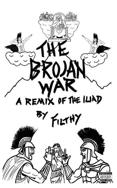 Paperback copy of The Brojan War by Brojan Horse featuring cover art, spine, and title text visible.