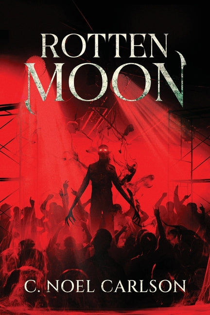 Paperback of Rotten Moon by Wrong Personality LLC, featuring dark, moody cover art with eerie moon imagery.