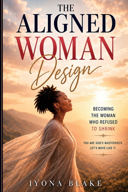Paperback book titled "Becoming the Woman Who Refused to Shrink" by Iyona Blake Publishing, featuring a woman on the cover.