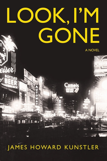 Paperback of "Look, I'm Gone" novel by Kitsap Publishing featuring a cover with abstract artwork and bold typography.