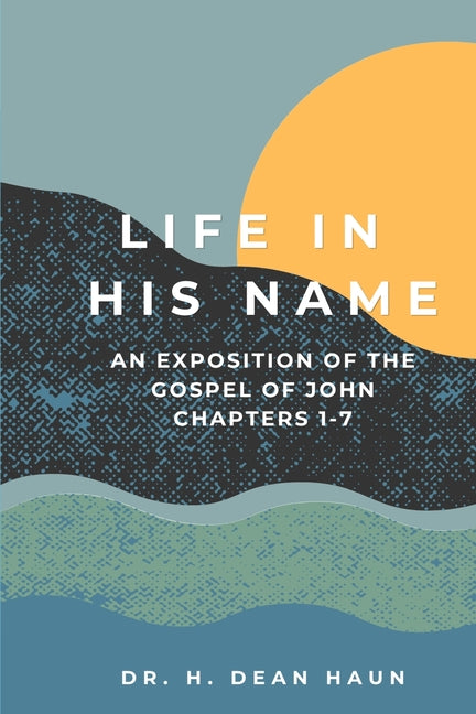 Paperback book titled "Life In His Name" by Mook Ministries, featuring a cover with religious imagery and elegant typography.