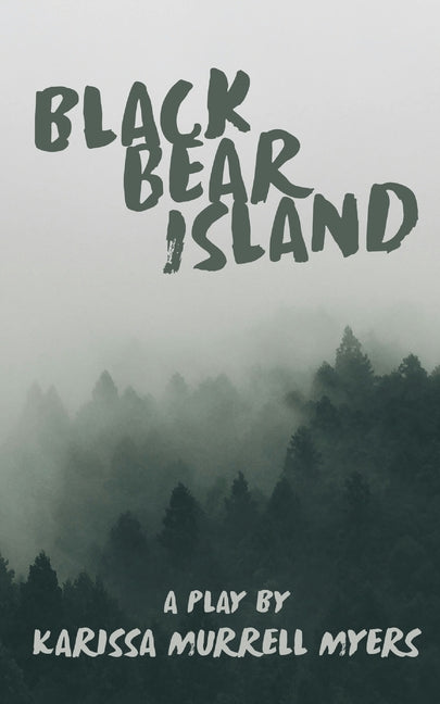 Black Bear Island paperback book by Blurb, featuring a cover with a scenic island landscape and black bear imagery.