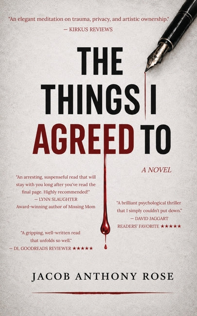 Paperback of "The Things I Agreed To" by Crimson Line Editions, showing the book cover with title and author details.
