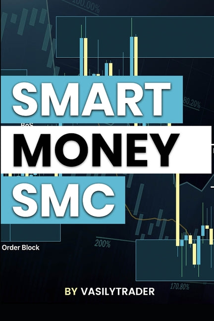 Paperback book titled "Smart Money Concept SMC Trading Strategy From Scratch" by Independently Published, focused on forex trading strategies.
