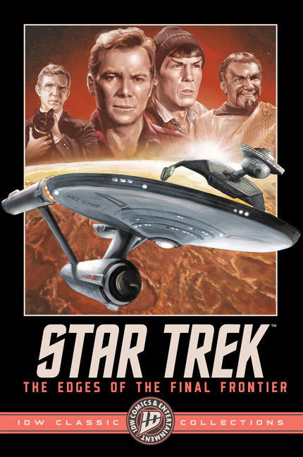 Paperback copy of Star Trek: The Edges of the Final Frontier by IDW Publishing, featuring cover art from the classic collection.
