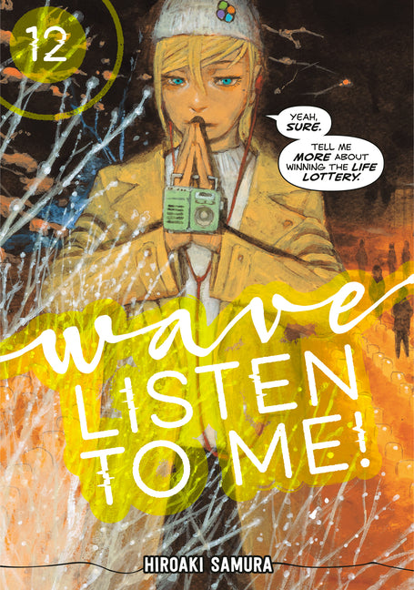 Paperback manga titled "Wave, Listen to Me! 12" by Kodansha Comics featuring colorful cover art with characters and Japanese text.