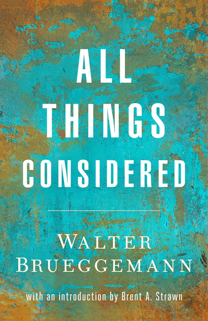 Paperback book titled "All Things Considered" by Fortress Press, featuring a cover with a simple, professional design.