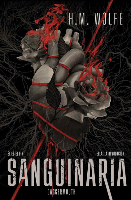 Paperback of Sanguinaria / Daggermouth by Plaza & Janes Editores, S.A., showing the book cover with title and author details.