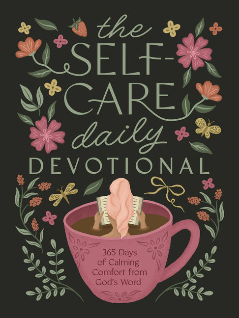 Paperback devotional book titled "The Self-Care Daily Devotional" by Barbour Publishing with a calming cover design.
