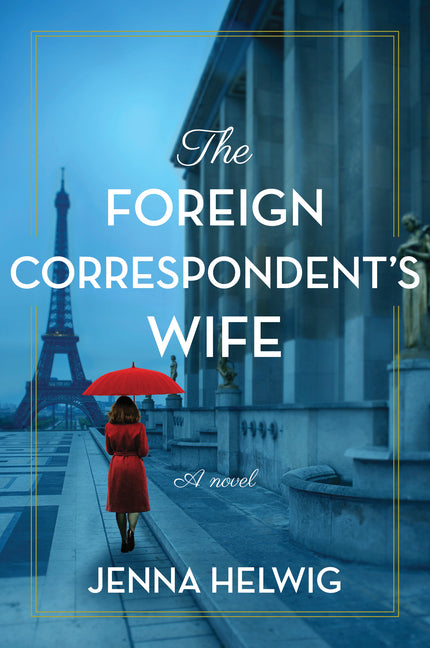 Paperback of The Foreign Correspondent's Wife by Crooked Lane Books, featuring a cover with vintage design and title text.