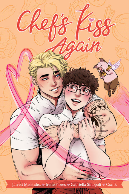 Paperback of "Chef's Kiss Again" comic book by Oni Press with colorful cover art and illustration.