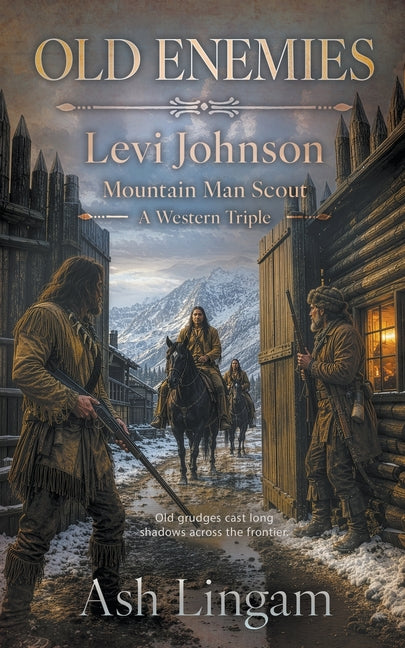 Paperback Western novel titled "Old Enemies: A Western Triple" by Wolfpack Publishing LLC, featuring a cowboy-themed cover image.