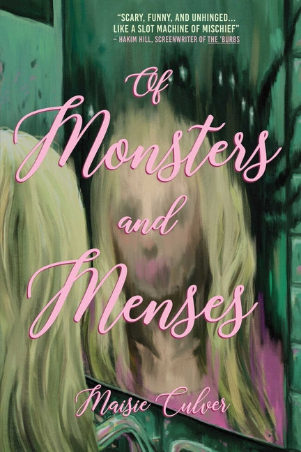 Paperback of Monsters and Menses by Shortwave featuring colorful, abstract cover art.