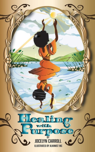 Paperback book titled "Healing with Purpose" by Page Publishing, with a plain cover and visible spine.