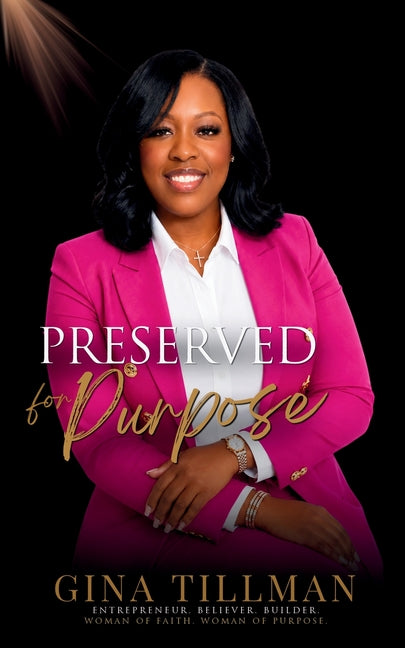 Paperback book titled "Preserved for Purpose" by Covenant Books, featuring a cover design with a calm, inspiring theme.