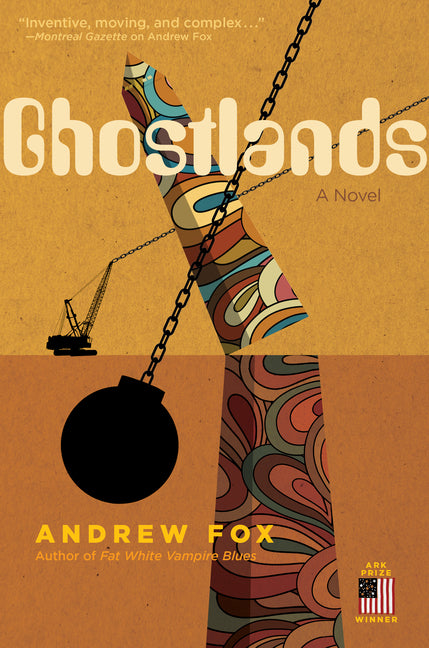 Ghostlands paperback book by Ark Press, front cover image featuring dark, mystical artwork and title text.
