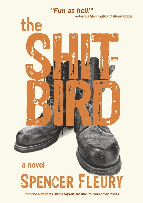 Paperback book titled "The Shitbird" by Stanchion LLC featuring a colorful, abstract cover design.