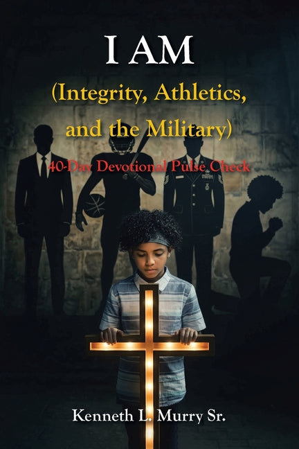 Paperback devotional book titled "I AM" by Christian Faith Publishing, featuring a cover with inspirational design and text.