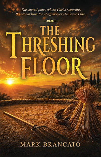 Paperback copy of "The Threshing Floor" by Lucid Books, featuring the book cover with title and author details.