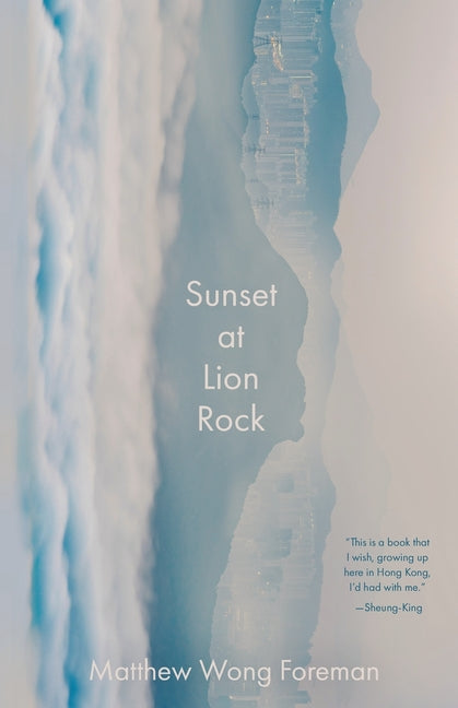 Paperback book titled "Sunset at Lion Rock" by 7.13 Books showing a colorful sunset over mountainous terrain.