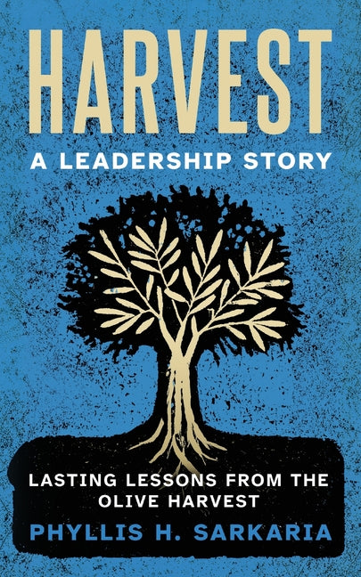 Paperback of Harvest: A Leadership Story by Sarkaria Group LLC, showing the book cover with title and author details.