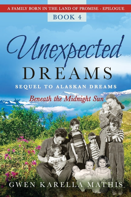 Paperback of Unexpected Dreams by Flying Saucer Delivery, featuring a cover with surreal artwork and vibrant colors.