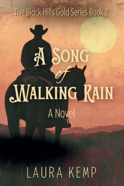 Paperback copy of "A Song of Walking Rain" by Lost Meridian Press, featuring the book cover design.