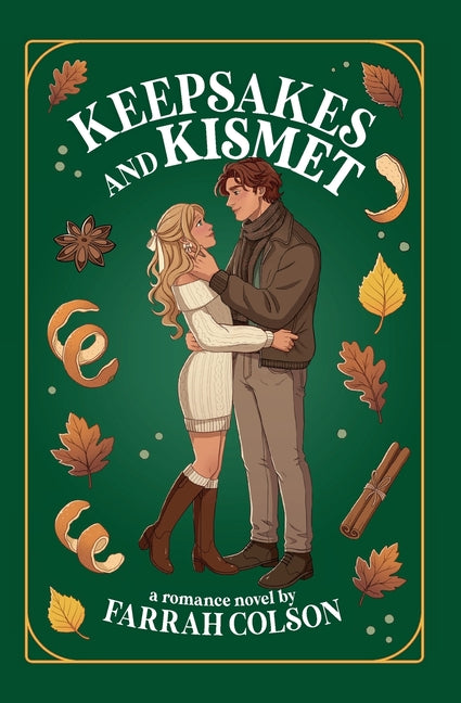Paperback "Keepsakes and Kismet" by Love & Longing featuring a textured cover with vintage-inspired design.