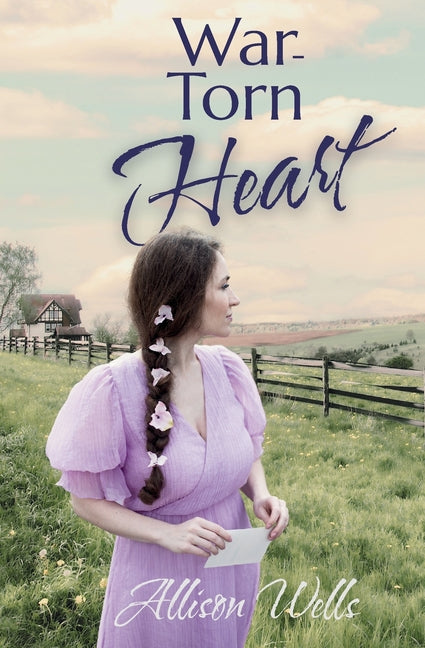 Paperback of War-Torn Heart: A Sweet WWII Romance novel by Well Versed Publications, featuring a vintage-inspired cover design.
