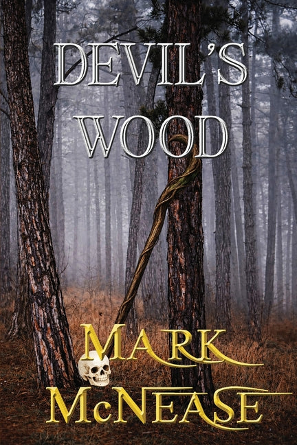 Paperback of "Devil's Wood" novel by Mademark Publishing, showing the book cover with dark, artistic design.