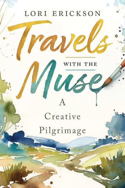 Paperback of "Travels with the Muse: A Creative Pilgrimage" by Spiritual Travels Press, showing the book cover with artistic design.