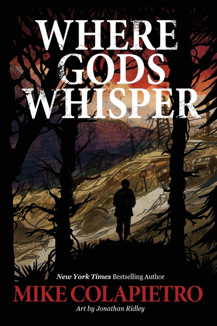 Paperback of "Where Gods Whisper" by Paradigm Press, featuring a cover with mystical artwork and celestial themes.
