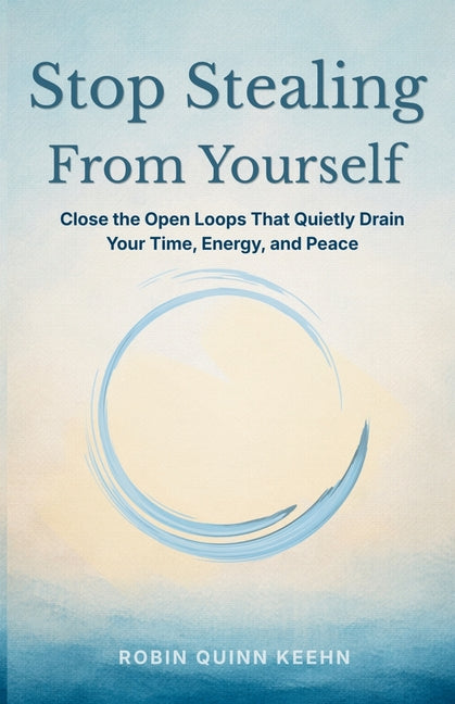 Paperback book titled "Stop Stealing From Yourself" by People Skillz Press, featuring a clean, minimal cover design.