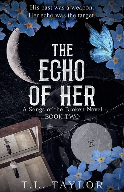 Paperback of "The Echo of Her" by T.L. Taylor with a cover featuring abstract artwork and the title prominently displayed.