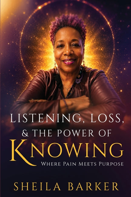 Paperback book titled "Listening, Loss & the Power of Knowing" by Zuribooksllc, featuring a cover with calming design.