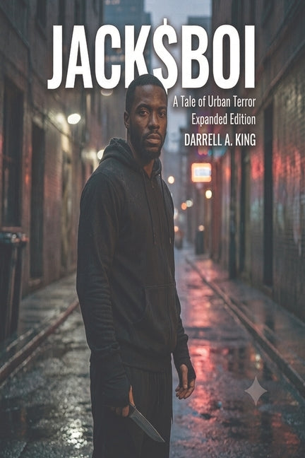 Paperback of Jack$ Boi: A Tale of Urban Terror by KJ Publications, featuring urban crime and street scene on the cover.