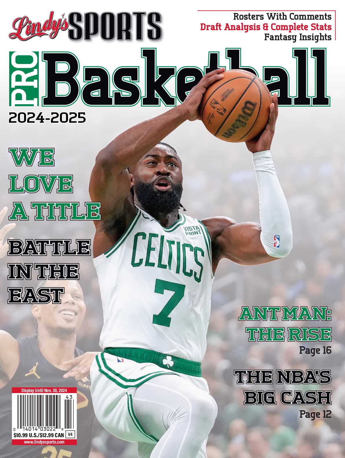 Lindy's Sports 2024-25 Pro Basketball Magazine