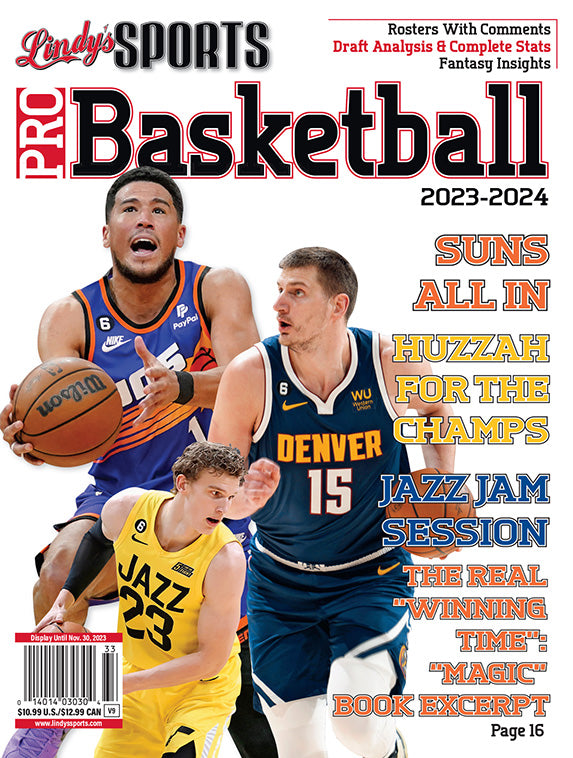 Lindy's Sports 2023-24 Pro Basketball Magazine - PRE ORDER - SureShot Books Publishing LLC