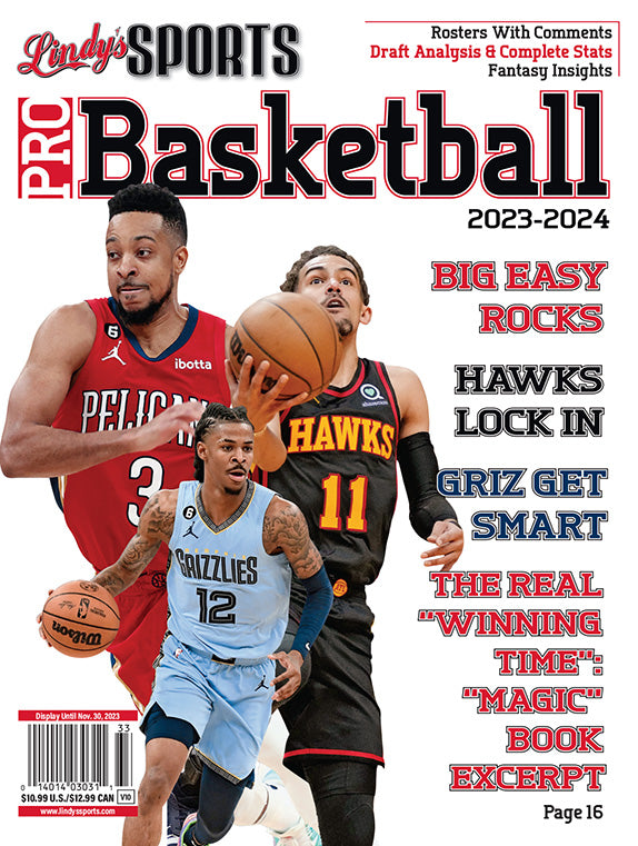 Lindy's Sports 2023-24 Pro Basketball Magazine - PRE ORDER - SureShot Books Publishing LLC