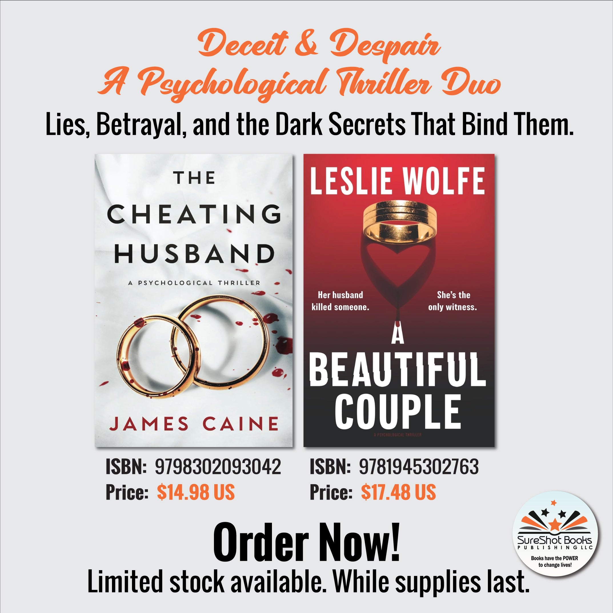 Deceit & Despair - A Psychological Thriller Duo - Lies, Betrayal, and the Dark Secrets That Bind Them