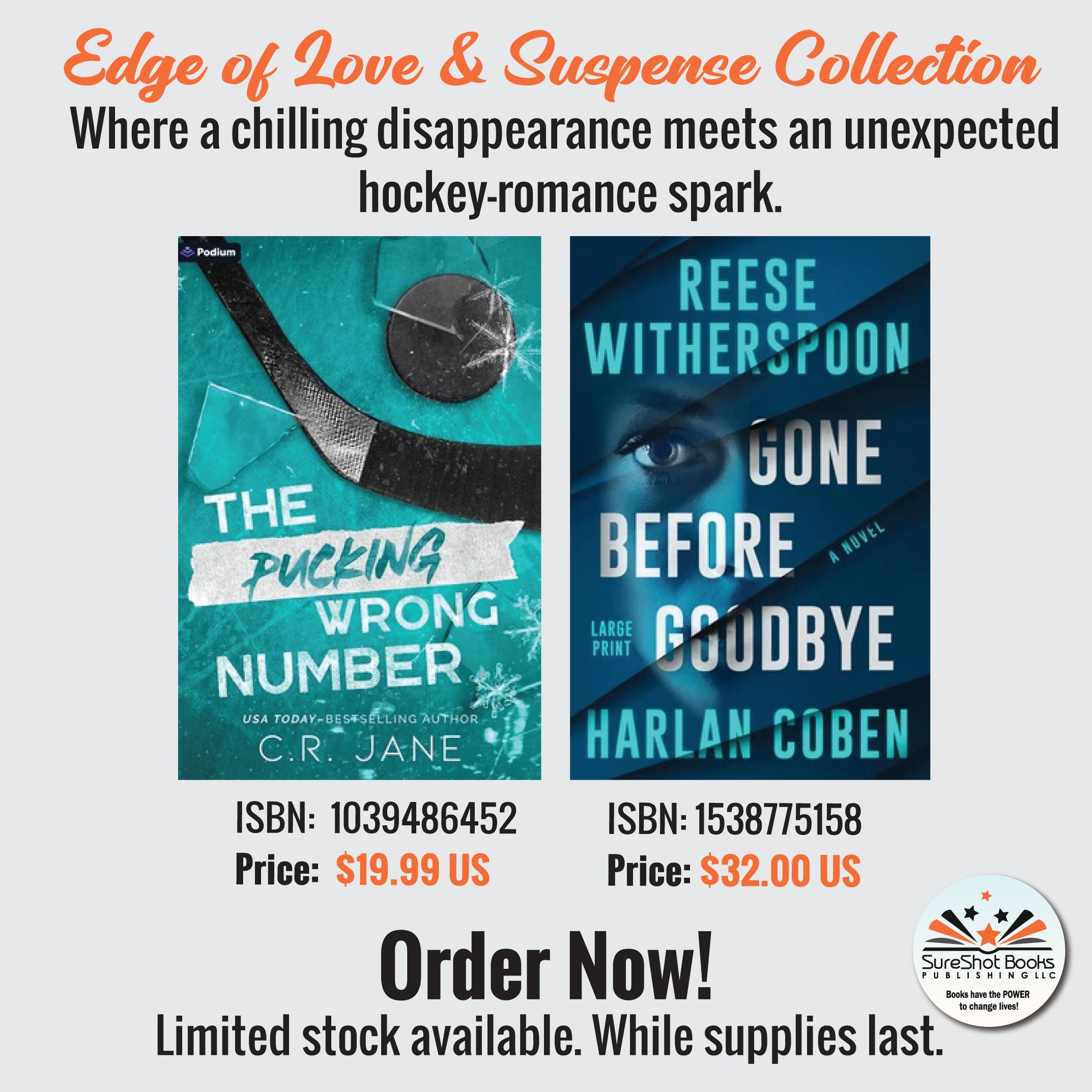 Edge of Love & Suspense Collection - Where a chilling disappearance meets an unexpected hockey-romance spark - SureShot Books Publishing LLC