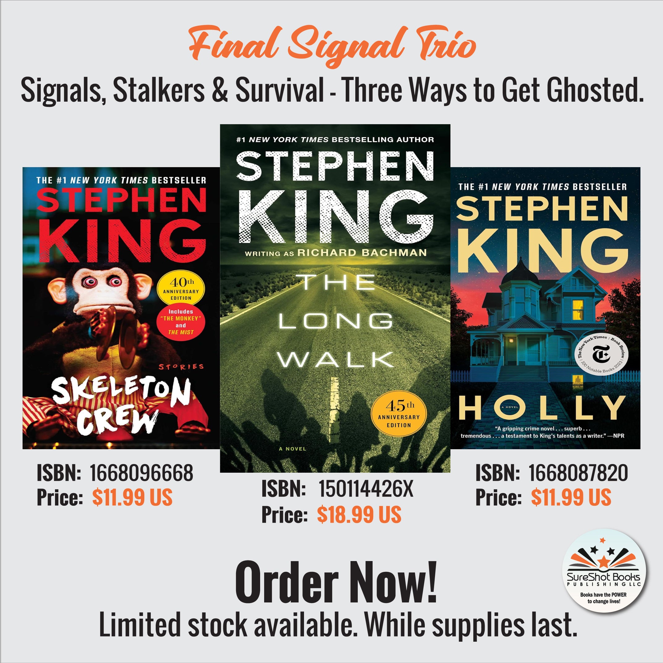 Final Signal Trio - Signals, Stalkers & Survival - Three Ways to Get Ghosted