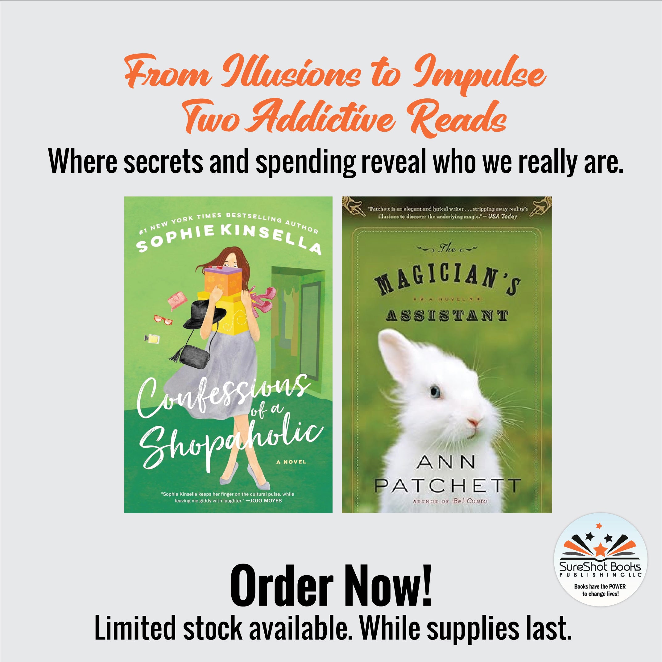 From Illusions to Impulse Two Addictive Reads - Where secrets and spending reveal who we really are - SureShot Books Publishing LLC