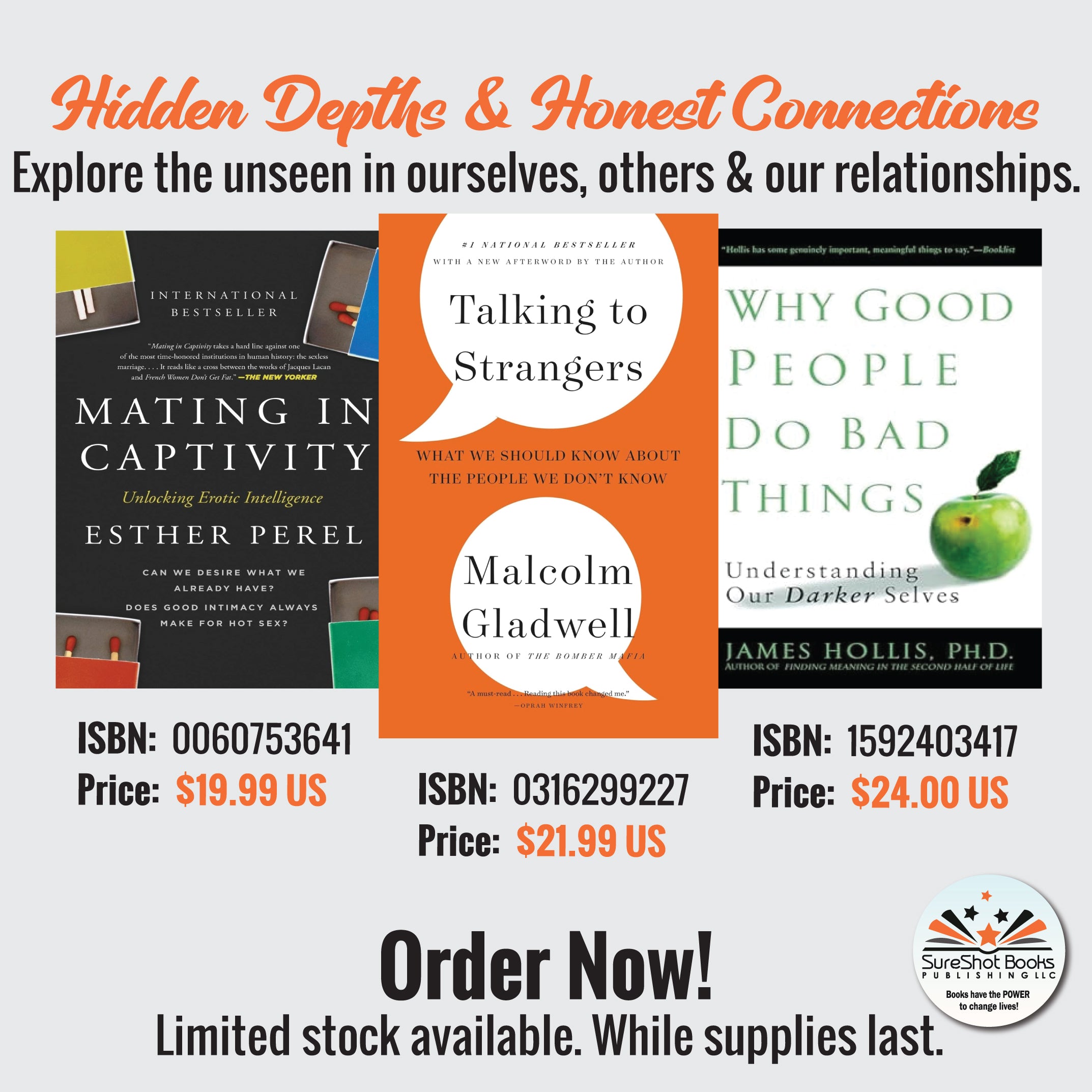 Hidden Depths & Honest Connections - Explore the unseen in ourselves, others & our relationships - SureShot Books Publishing LLC