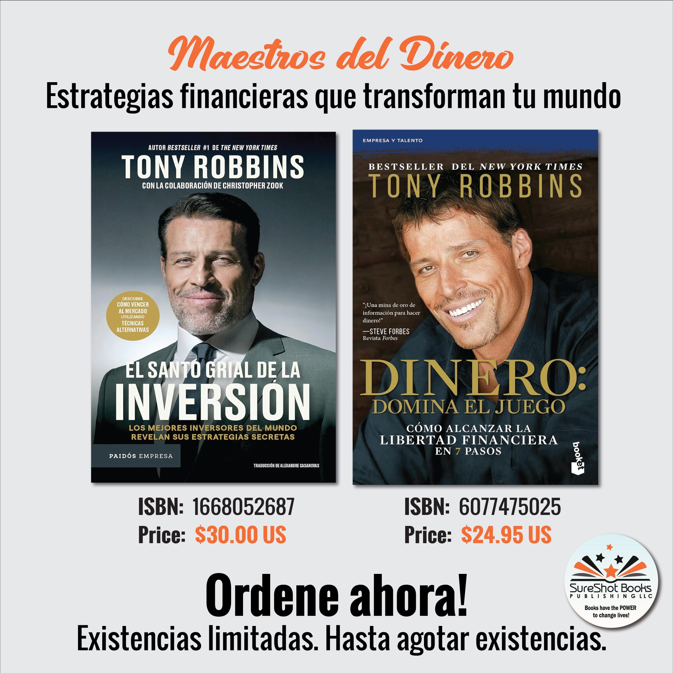 Maestros del Dinero - Estrategias financieras que transforman tu mundo - SureShot Books Publishing LLC