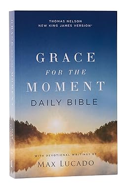 NKJV, Grace for the Moment Daily Bible, Softcover, Comfort Print