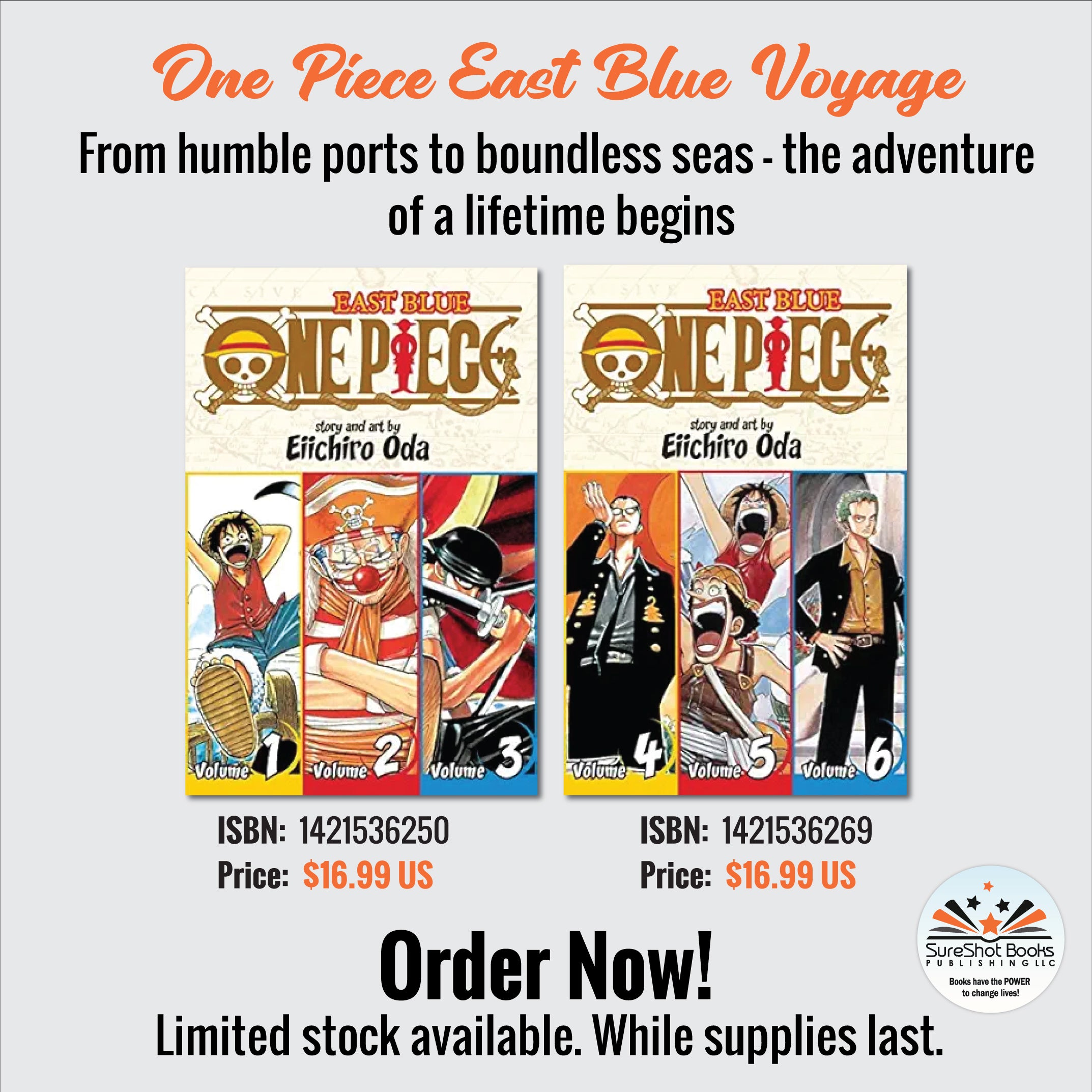 One Piece East Blue Voyage - From humble ports to boundless seas - the adventure of a lifetime begins