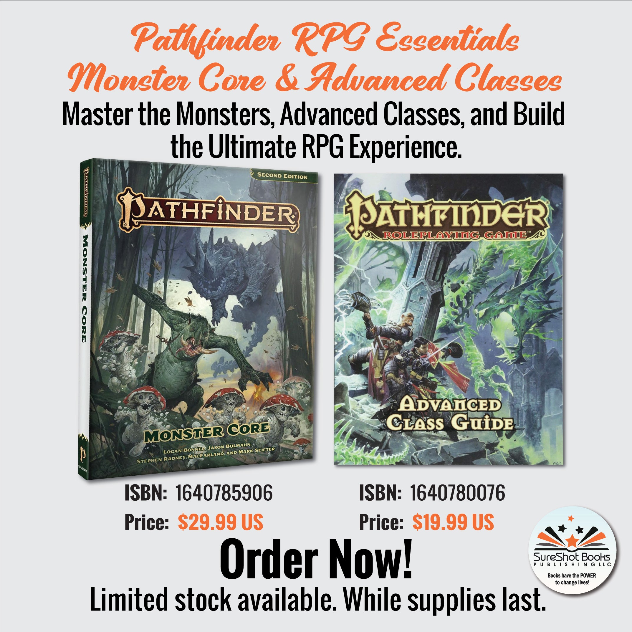 Pathfinder RPG Essentials Monster Core & Advanced Classes - Master the Monsters, Advanced Classes, and Build the Ultimate RPG Experience